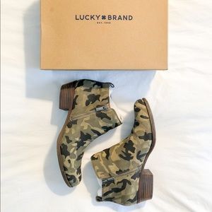Lucky Brand Basel Camo Bootie